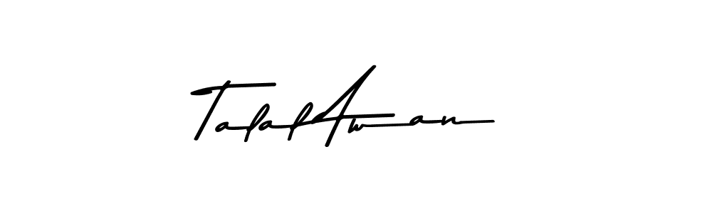 Design your own signature with our free online signature maker. With this signature software, you can create a handwritten (Asem Kandis PERSONAL USE) signature for name Talal Awan. Talal Awan signature style 9 images and pictures png