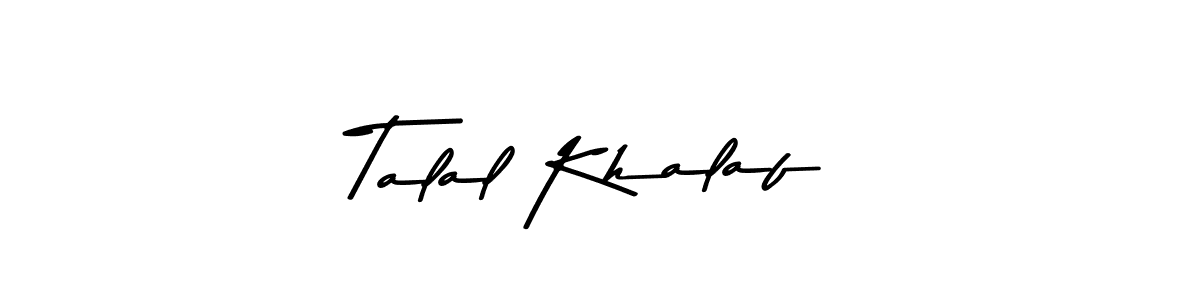 Asem Kandis PERSONAL USE is a professional signature style that is perfect for those who want to add a touch of class to their signature. It is also a great choice for those who want to make their signature more unique. Get Talal Khalaf name to fancy signature for free. Talal Khalaf signature style 9 images and pictures png