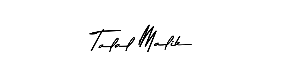 You should practise on your own different ways (Asem Kandis PERSONAL USE) to write your name (Talal Malik) in signature. don't let someone else do it for you. Talal Malik signature style 9 images and pictures png