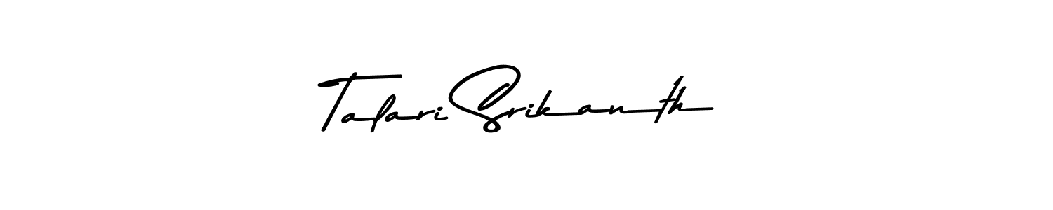 Talari Srikanth stylish signature style. Best Handwritten Sign (Asem Kandis PERSONAL USE) for my name. Handwritten Signature Collection Ideas for my name Talari Srikanth. Talari Srikanth signature style 9 images and pictures png