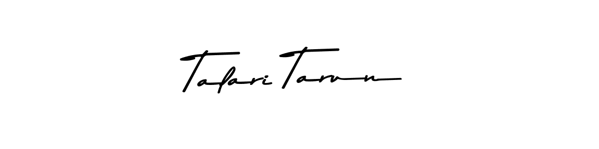 How to make Talari Tarun signature? Asem Kandis PERSONAL USE is a professional autograph style. Create handwritten signature for Talari Tarun name. Talari Tarun signature style 9 images and pictures png