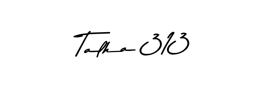 Make a beautiful signature design for name Talha 313. With this signature (Asem Kandis PERSONAL USE) style, you can create a handwritten signature for free. Talha 313 signature style 9 images and pictures png