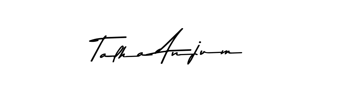 Use a signature maker to create a handwritten signature online. With this signature software, you can design (Asem Kandis PERSONAL USE) your own signature for name Talha Anjum. Talha Anjum signature style 9 images and pictures png