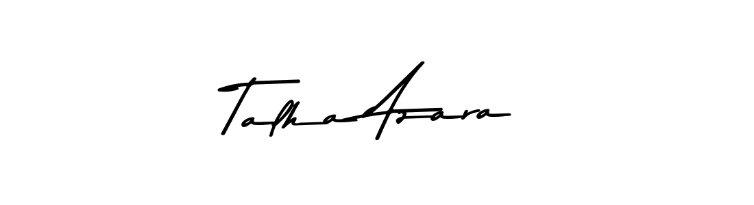 Create a beautiful signature design for name Talha Azara. With this signature (Asem Kandis PERSONAL USE) fonts, you can make a handwritten signature for free. Talha Azara signature style 9 images and pictures png