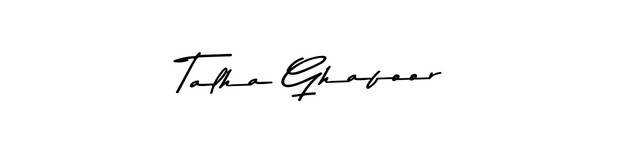 Also we have Talha Ghafoor name is the best signature style. Create professional handwritten signature collection using Asem Kandis PERSONAL USE autograph style. Talha Ghafoor signature style 9 images and pictures png