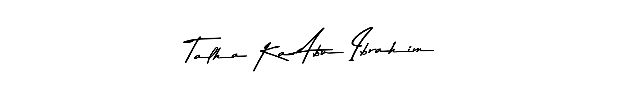 Also You can easily find your signature by using the search form. We will create Talha Ka Abu Ibrahim name handwritten signature images for you free of cost using Asem Kandis PERSONAL USE sign style. Talha Ka Abu Ibrahim signature style 9 images and pictures png
