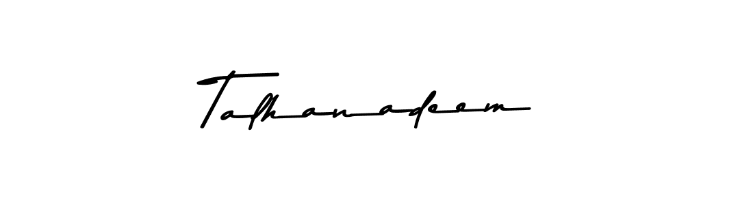 Make a beautiful signature design for name Talhanadeem. Use this online signature maker to create a handwritten signature for free. Talhanadeem signature style 9 images and pictures png