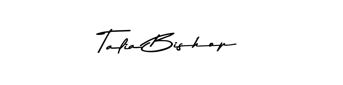 Asem Kandis PERSONAL USE is a professional signature style that is perfect for those who want to add a touch of class to their signature. It is also a great choice for those who want to make their signature more unique. Get Talia Bishop name to fancy signature for free. Talia Bishop signature style 9 images and pictures png