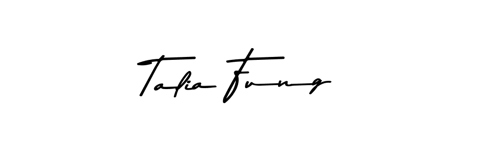The best way (Asem Kandis PERSONAL USE) to make a short signature is to pick only two or three words in your name. The name Talia Fung include a total of six letters. For converting this name. Talia Fung signature style 9 images and pictures png