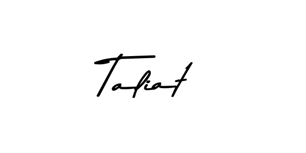 How to make Taliat signature? Asem Kandis PERSONAL USE is a professional autograph style. Create handwritten signature for Taliat name. Taliat signature style 9 images and pictures png