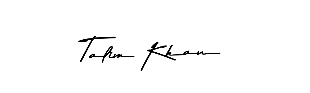 The best way (Asem Kandis PERSONAL USE) to make a short signature is to pick only two or three words in your name. The name Talim Khan include a total of six letters. For converting this name. Talim Khan signature style 9 images and pictures png