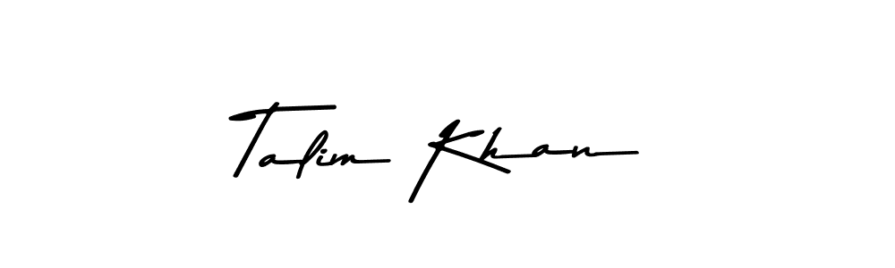 Make a beautiful signature design for name Talim Khan. Use this online signature maker to create a handwritten signature for free. Talim Khan signature style 9 images and pictures png