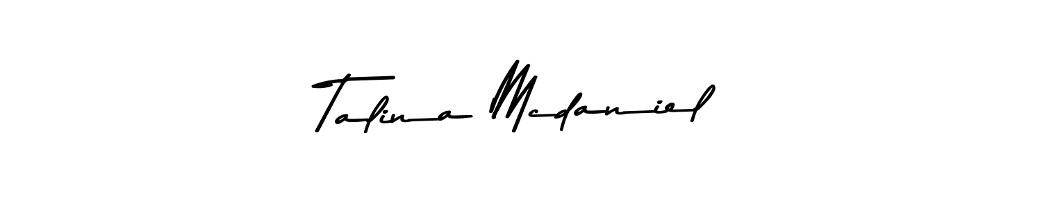 Make a short Talina Mcdaniel signature style. Manage your documents anywhere anytime using Asem Kandis PERSONAL USE. Create and add eSignatures, submit forms, share and send files easily. Talina Mcdaniel signature style 9 images and pictures png