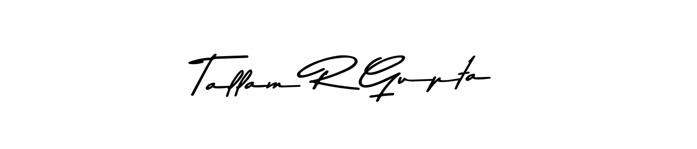 How to Draw Tallam R Gupta signature style? Asem Kandis PERSONAL USE is a latest design signature styles for name Tallam R Gupta. Tallam R Gupta signature style 9 images and pictures png