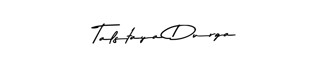 Design your own signature with our free online signature maker. With this signature software, you can create a handwritten (Asem Kandis PERSONAL USE) signature for name Talstaya Durga. Talstaya Durga signature style 9 images and pictures png