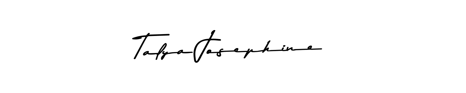 The best way (Asem Kandis PERSONAL USE) to make a short signature is to pick only two or three words in your name. The name Talya Josephine include a total of six letters. For converting this name. Talya Josephine signature style 9 images and pictures png