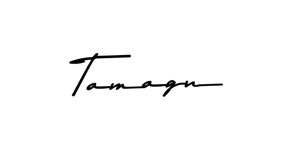 Asem Kandis PERSONAL USE is a professional signature style that is perfect for those who want to add a touch of class to their signature. It is also a great choice for those who want to make their signature more unique. Get Tamagn name to fancy signature for free. Tamagn signature style 9 images and pictures png