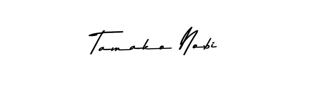 The best way (Asem Kandis PERSONAL USE) to make a short signature is to pick only two or three words in your name. The name Tamako Nobi include a total of six letters. For converting this name. Tamako Nobi signature style 9 images and pictures png