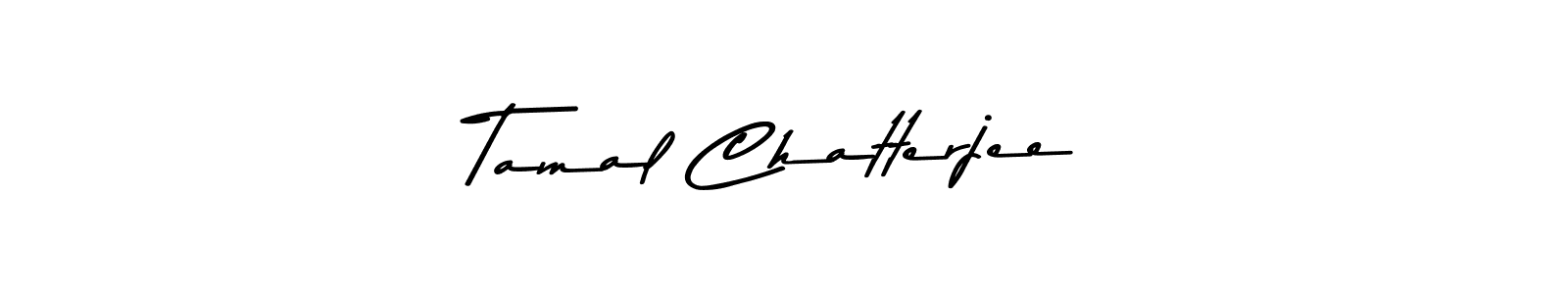 How to make Tamal Chatterjee name signature. Use Asem Kandis PERSONAL USE style for creating short signs online. This is the latest handwritten sign. Tamal Chatterjee signature style 9 images and pictures png