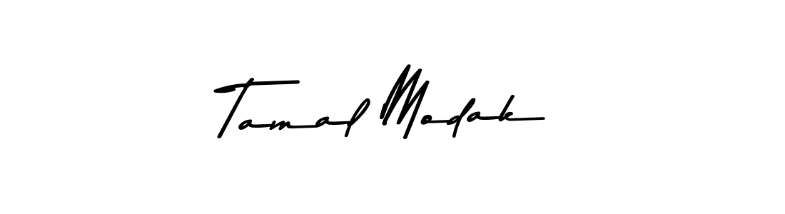 The best way (Asem Kandis PERSONAL USE) to make a short signature is to pick only two or three words in your name. The name Tamal Modak include a total of six letters. For converting this name. Tamal Modak signature style 9 images and pictures png