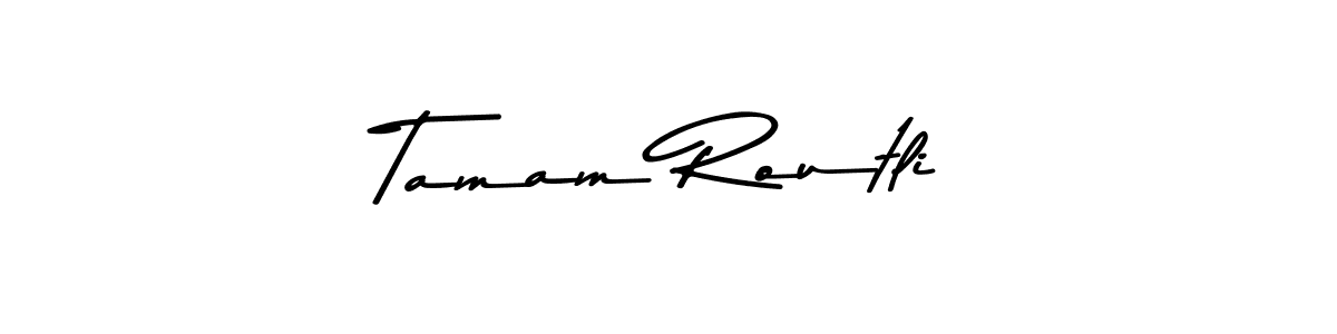 You should practise on your own different ways (Asem Kandis PERSONAL USE) to write your name (Tamam Routli) in signature. don't let someone else do it for you. Tamam Routli signature style 9 images and pictures png