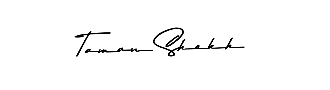 Taman Shekh stylish signature style. Best Handwritten Sign (Asem Kandis PERSONAL USE) for my name. Handwritten Signature Collection Ideas for my name Taman Shekh. Taman Shekh signature style 9 images and pictures png