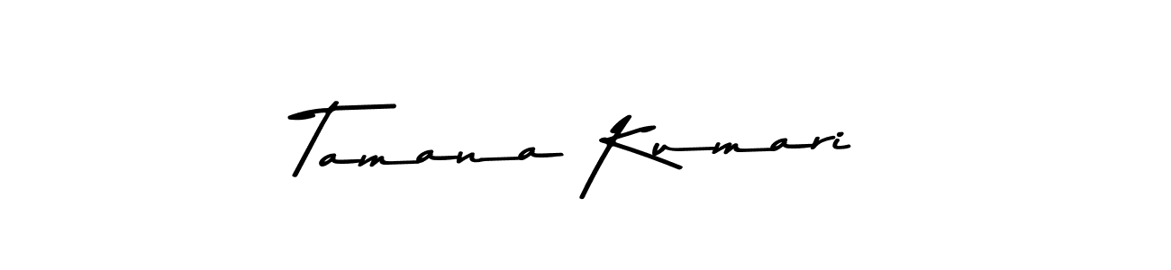 You should practise on your own different ways (Asem Kandis PERSONAL USE) to write your name (Tamana Kumari) in signature. don't let someone else do it for you. Tamana Kumari signature style 9 images and pictures png