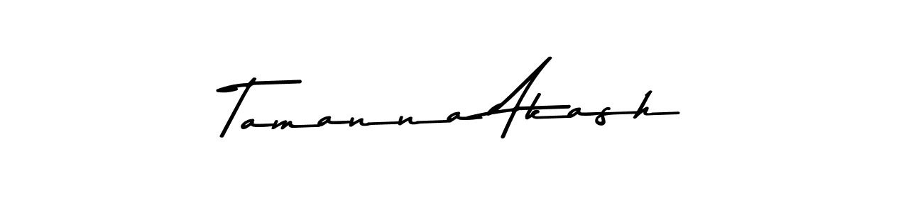 Make a beautiful signature design for name Tamanna Akash. Use this online signature maker to create a handwritten signature for free. Tamanna Akash signature style 9 images and pictures png