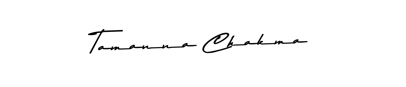 Use a signature maker to create a handwritten signature online. With this signature software, you can design (Asem Kandis PERSONAL USE) your own signature for name Tamanna Chakma. Tamanna Chakma signature style 9 images and pictures png