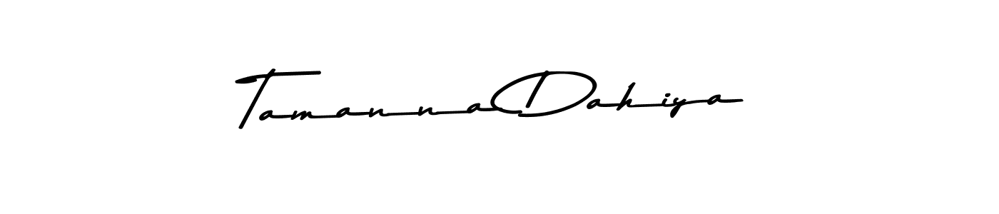 Use a signature maker to create a handwritten signature online. With this signature software, you can design (Asem Kandis PERSONAL USE) your own signature for name Tamanna Dahiya. Tamanna Dahiya signature style 9 images and pictures png