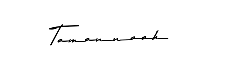 Design your own signature with our free online signature maker. With this signature software, you can create a handwritten (Asem Kandis PERSONAL USE) signature for name Tamannaah. Tamannaah signature style 9 images and pictures png