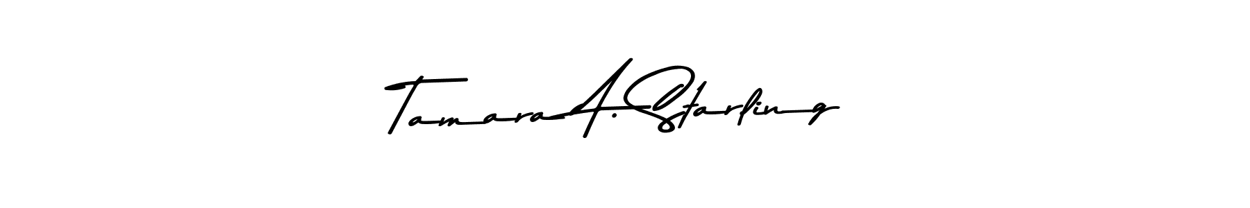 if you are searching for the best signature style for your name Tamara A. Starling. so please give up your signature search. here we have designed multiple signature styles  using Asem Kandis PERSONAL USE. Tamara A. Starling signature style 9 images and pictures png