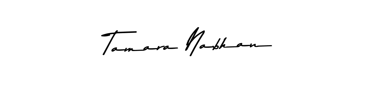 How to make Tamara Nabhan signature? Asem Kandis PERSONAL USE is a professional autograph style. Create handwritten signature for Tamara Nabhan name. Tamara Nabhan signature style 9 images and pictures png