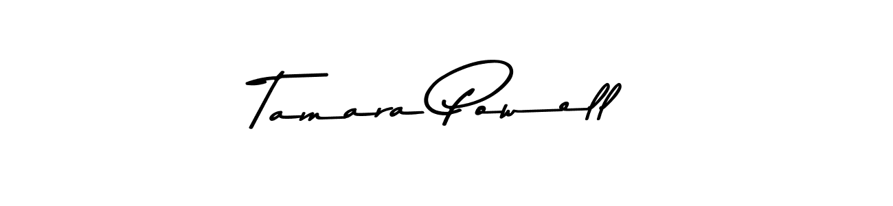 Create a beautiful signature design for name Tamara Powell. With this signature (Asem Kandis PERSONAL USE) fonts, you can make a handwritten signature for free. Tamara Powell signature style 9 images and pictures png