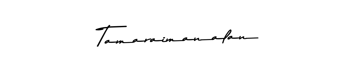 The best way (Asem Kandis PERSONAL USE) to make a short signature is to pick only two or three words in your name. The name Tamaraimanalan include a total of six letters. For converting this name. Tamaraimanalan signature style 9 images and pictures png