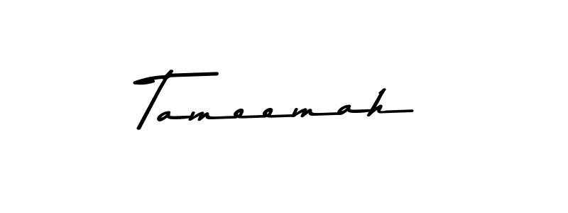 The best way (Asem Kandis PERSONAL USE) to make a short signature is to pick only two or three words in your name. The name Tameemah include a total of six letters. For converting this name. Tameemah signature style 9 images and pictures png
