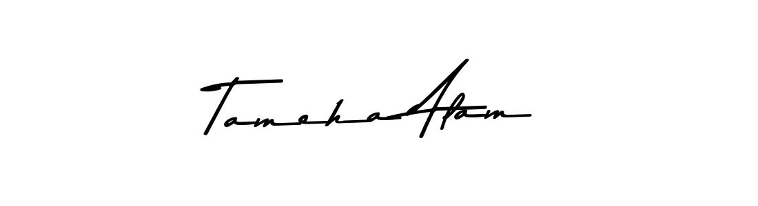 Tameha Alam stylish signature style. Best Handwritten Sign (Asem Kandis PERSONAL USE) for my name. Handwritten Signature Collection Ideas for my name Tameha Alam. Tameha Alam signature style 9 images and pictures png