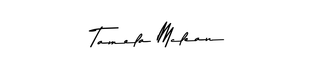 Also You can easily find your signature by using the search form. We will create Tamela Mclean name handwritten signature images for you free of cost using Asem Kandis PERSONAL USE sign style. Tamela Mclean signature style 9 images and pictures png