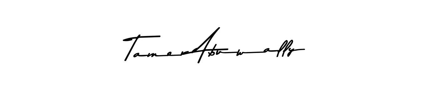 Design your own signature with our free online signature maker. With this signature software, you can create a handwritten (Asem Kandis PERSONAL USE) signature for name Tamer Abuwally. Tamer Abuwally signature style 9 images and pictures png