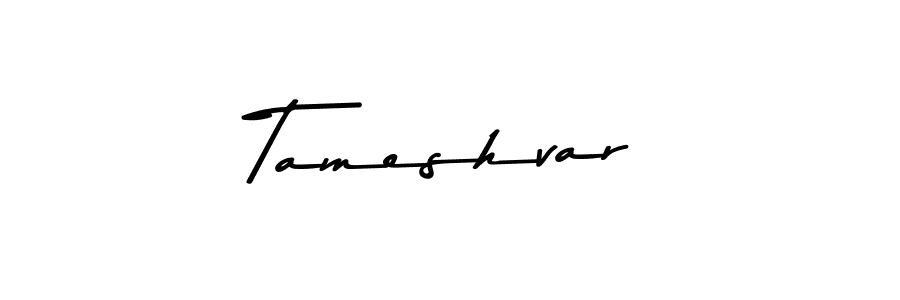 Make a beautiful signature design for name Tameshvar. With this signature (Asem Kandis PERSONAL USE) style, you can create a handwritten signature for free. Tameshvar signature style 9 images and pictures png