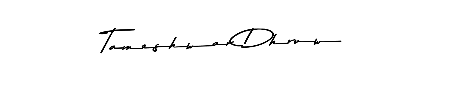 Also we have Tameshwar Dhruw name is the best signature style. Create professional handwritten signature collection using Asem Kandis PERSONAL USE autograph style. Tameshwar Dhruw signature style 9 images and pictures png