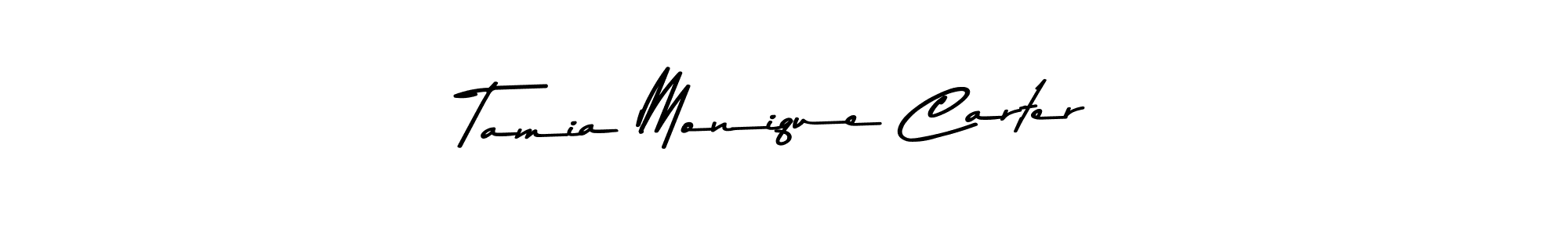 The best way (Asem Kandis PERSONAL USE) to make a short signature is to pick only two or three words in your name. The name Tamia Monique Carter include a total of six letters. For converting this name. Tamia Monique Carter signature style 9 images and pictures png