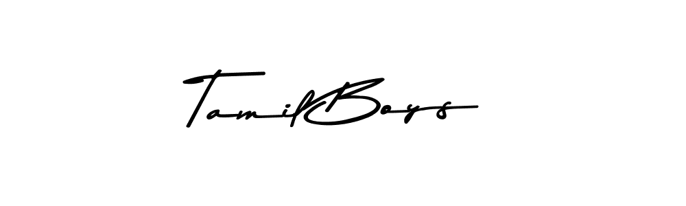 Tamil Boys stylish signature style. Best Handwritten Sign (Asem Kandis PERSONAL USE) for my name. Handwritten Signature Collection Ideas for my name Tamil Boys. Tamil Boys signature style 9 images and pictures png