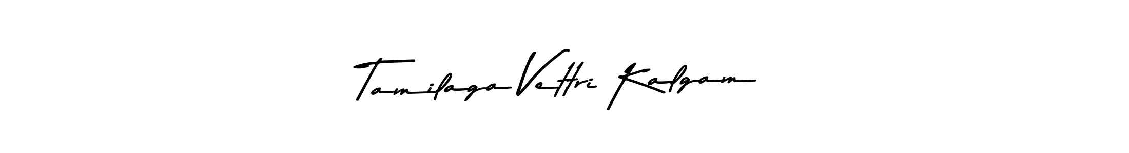 Make a beautiful signature design for name Tamilaga Vettri Kalgam. With this signature (Asem Kandis PERSONAL USE) style, you can create a handwritten signature for free. Tamilaga Vettri Kalgam signature style 9 images and pictures png