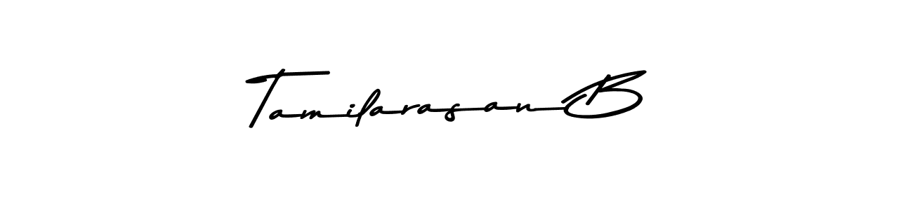 The best way (Asem Kandis PERSONAL USE) to make a short signature is to pick only two or three words in your name. The name Tamilarasan B include a total of six letters. For converting this name. Tamilarasan B signature style 9 images and pictures png