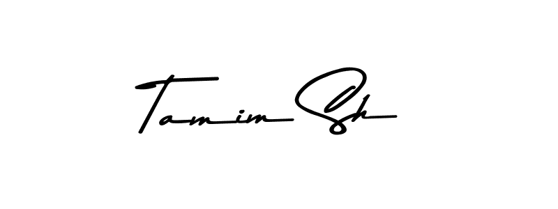 Use a signature maker to create a handwritten signature online. With this signature software, you can design (Asem Kandis PERSONAL USE) your own signature for name Tamim Sh. Tamim Sh signature style 9 images and pictures png