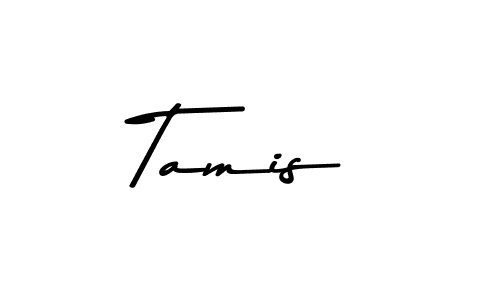 This is the best signature style for the Tamis name. Also you like these signature font (Asem Kandis PERSONAL USE). Mix name signature. Tamis signature style 9 images and pictures png