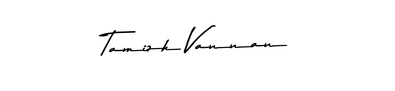 Use a signature maker to create a handwritten signature online. With this signature software, you can design (Asem Kandis PERSONAL USE) your own signature for name Tamizh Vannan. Tamizh Vannan signature style 9 images and pictures png