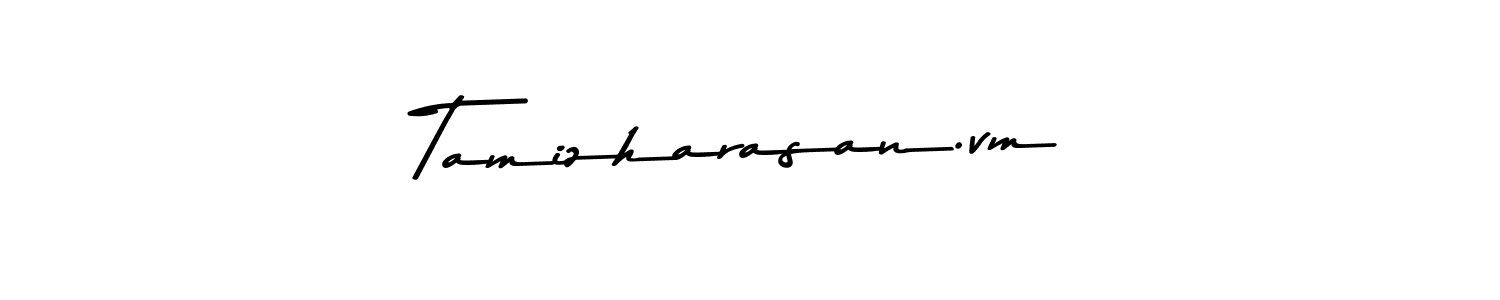 The best way (Asem Kandis PERSONAL USE) to make a short signature is to pick only two or three words in your name. The name Tamizharasan.vm include a total of six letters. For converting this name. Tamizharasan.vm signature style 9 images and pictures png