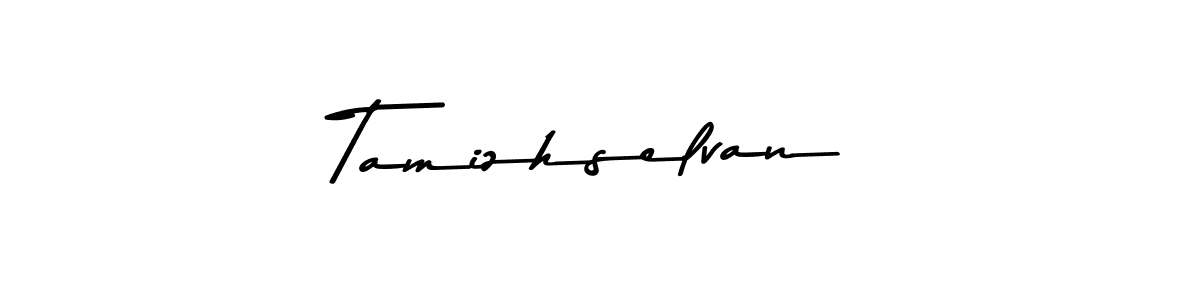 Create a beautiful signature design for name Tamizhselvan. With this signature (Asem Kandis PERSONAL USE) fonts, you can make a handwritten signature for free. Tamizhselvan signature style 9 images and pictures png